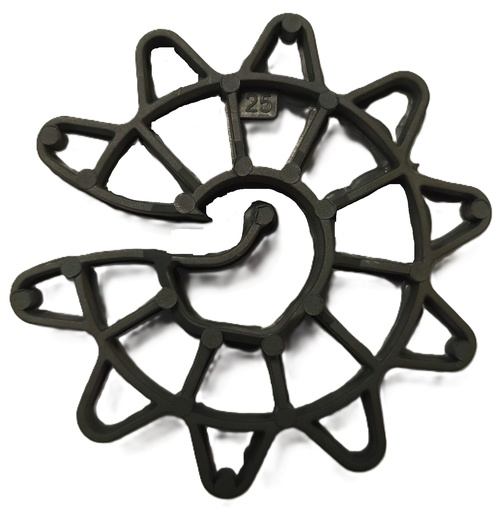 [ZVU25/6-20P] Universal spacer  ZVU25/6-20 (37500 pcs. pallet / 500 pcs. package / 120 x 100 x 250 cm.) 